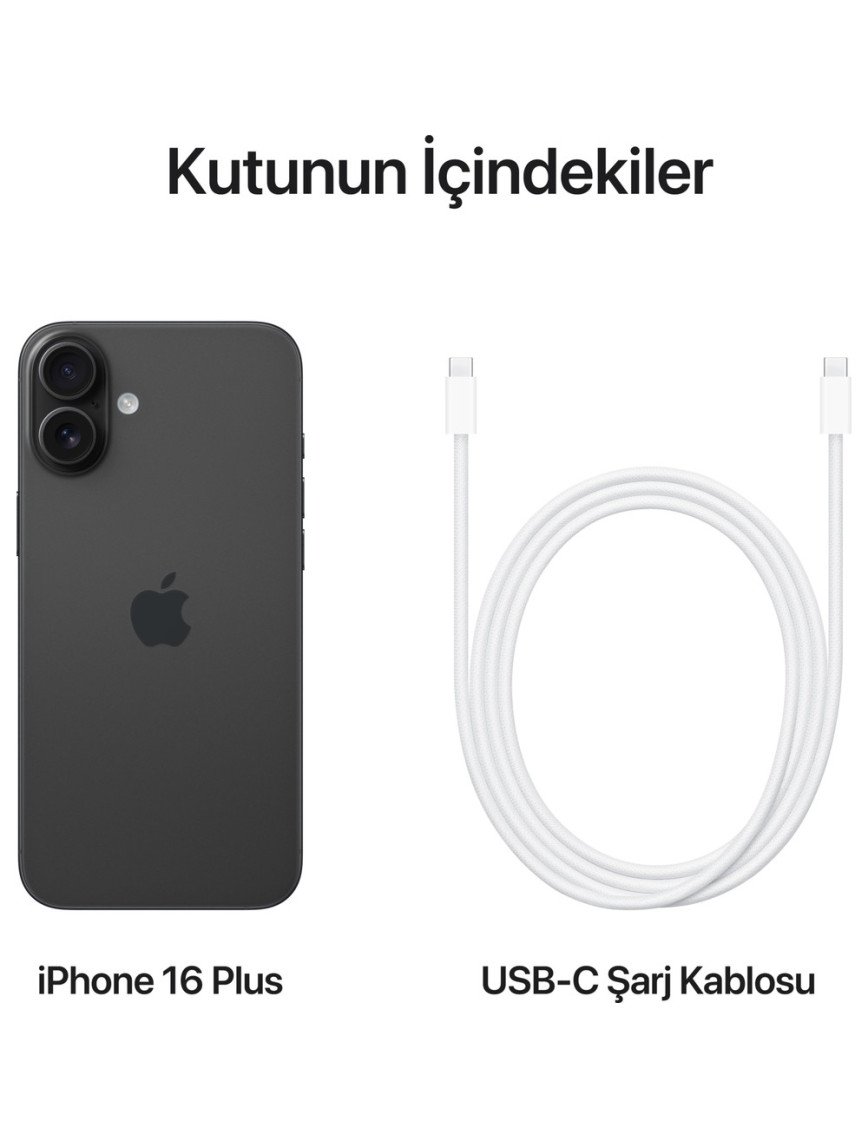 iPhone 16 Plus 256GB Siyah iPhone 16 Plus 256GB Siyah