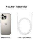 iPhone 16 Pro 256GB Natürel Titanyum iPhone 16 Pro 256GB Natürel Titanyum