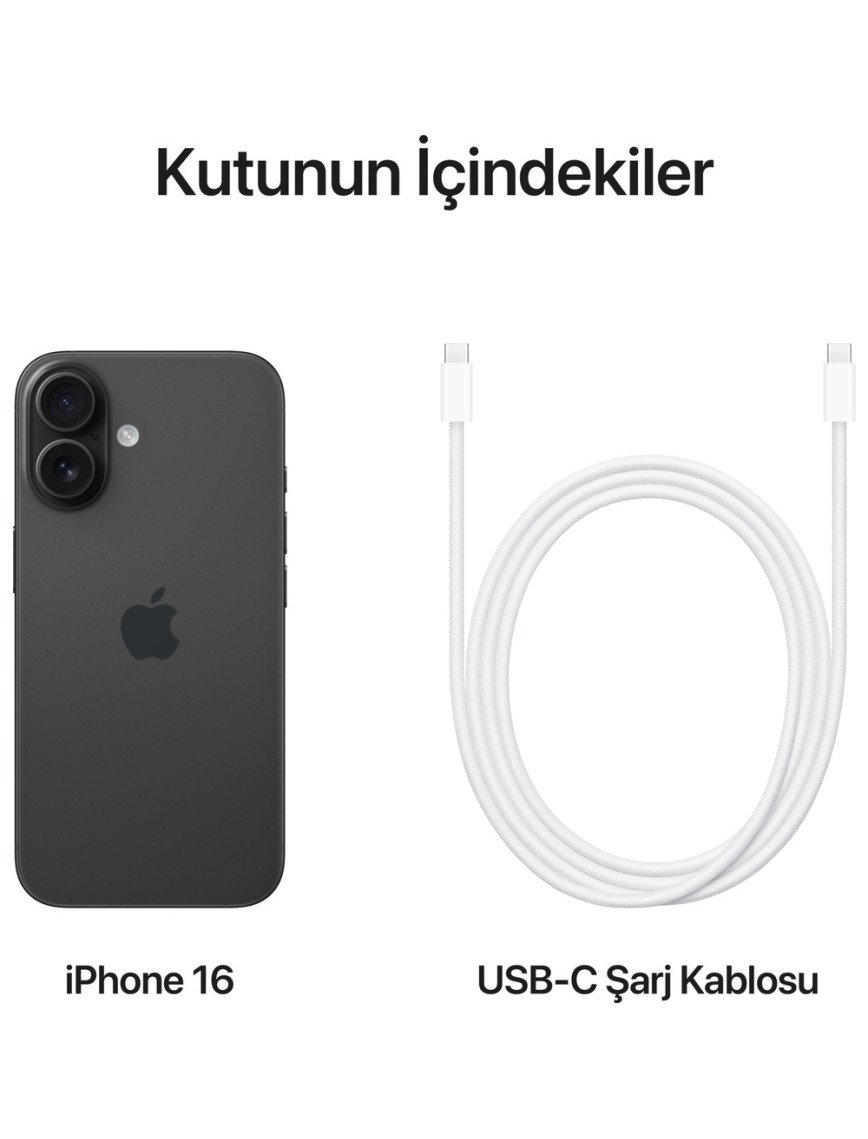 iPhone 16 256GB Siyah iPhone 16 256GB Siyah