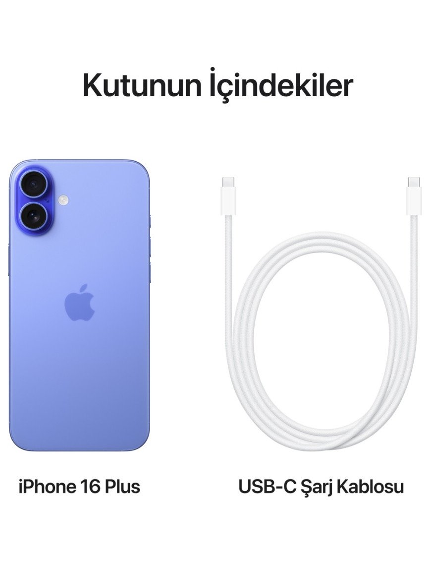 iPhone 16 Plus 256GB Lacivert Taş iPhone 16 Plus 256GB Lacivert Taş