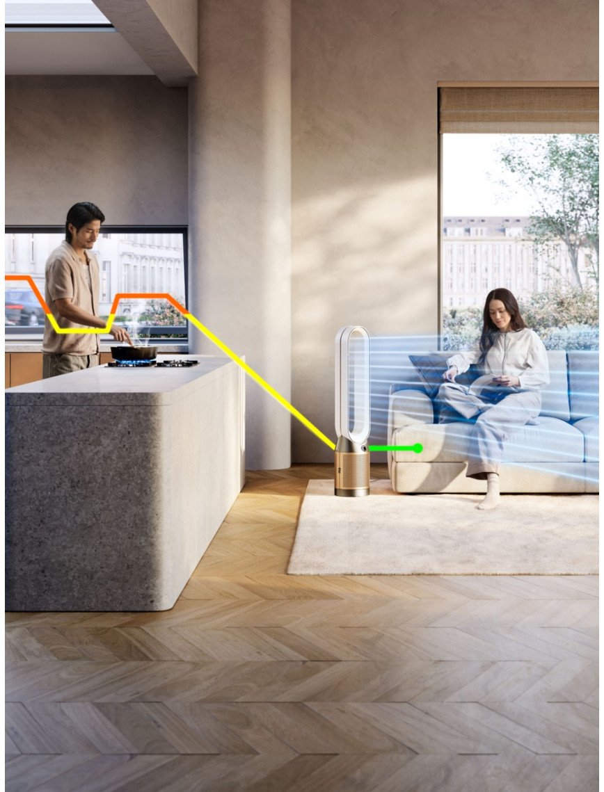 Dyson Purifier Cool™ Pc2 De-Nox Hava Temizleyici (Beyaz/altın) Dyson Purifier Cool™ Pc2 De-Nox Hava Temizleyici (Beyaz/altın)