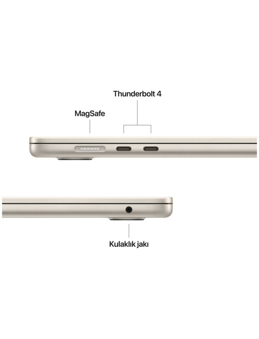 Apple MacBook Air M4 24GB 512GB SSD macOS 15" Taşınabilir Bilgisayar Yıldız Işığı MC6K4TU/A Apple MacBook Air M4 24GB 512GB SSD macOS 15" Taşınabilir Bilgisayar Yıldız Işığı MC6K4TU/A