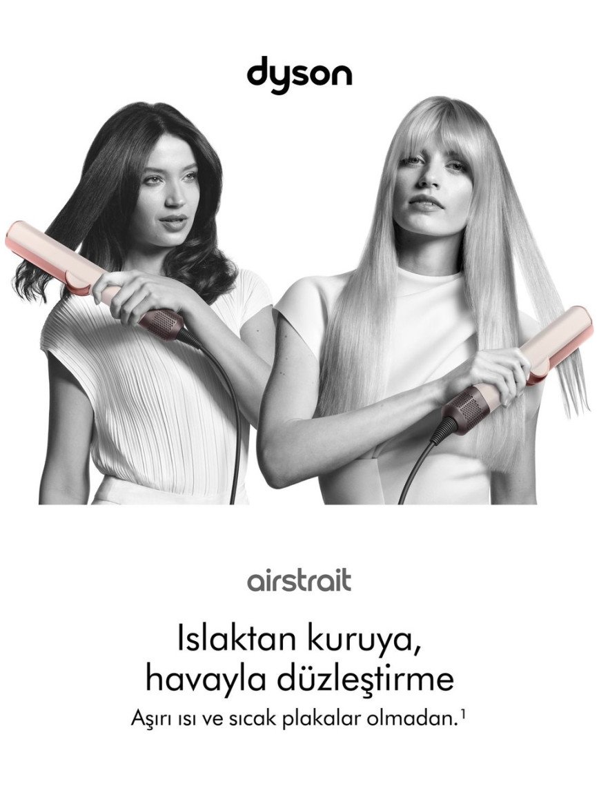 Dyson Airstrait Saç Düzleştirici İyon Teknolojili Titanyum Plaka 80-140°C 3 Kademeli Profesyonel Kullanım Dyson Airstrait Saç Düzleştirici İyon Teknolojili Titanyum Plaka 80-140°C 3 Kademeli Profesyonel Kullanım