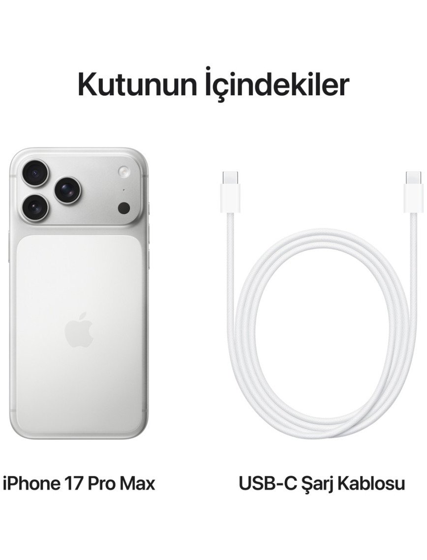 Apple iPhone 17 Pro Max 512 GB Gümüş Apple iPhone 17 Pro Max 512 GB Gümüş