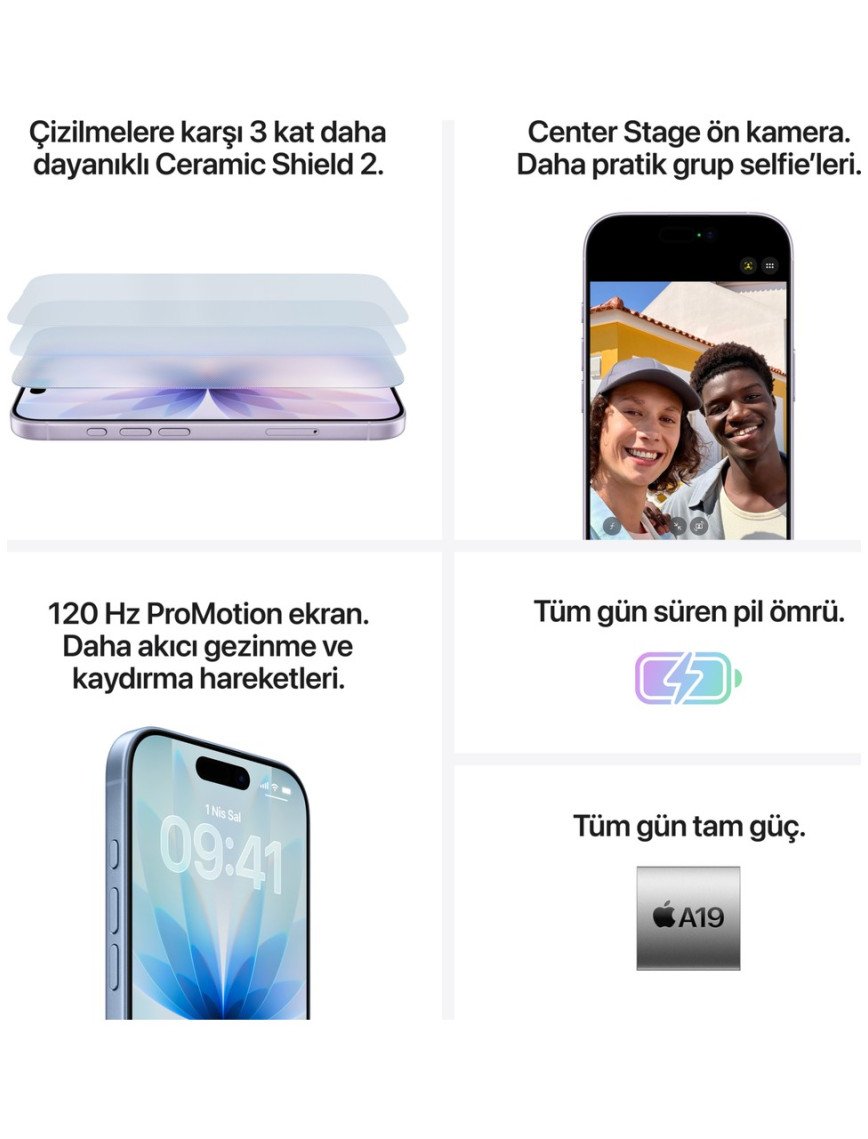 Apple iPhone 17 256 GB Sis Mavisi Apple iPhone 17 256 GB Sis Mavisi