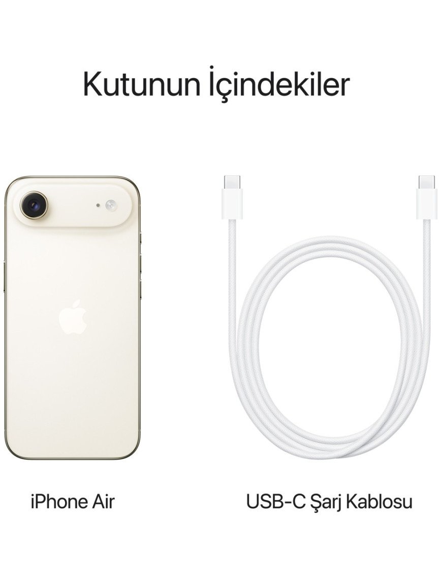 Apple iPhone Air 512 GB Uçuk Altın Rengi Apple iPhone Air 512 GB Uçuk Altın Rengi