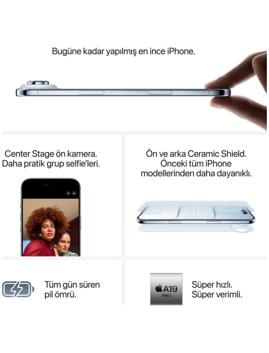 Apple iPhone Air 512 GB Uçuk Altın Rengi Apple iPhone Air 512 GB Uçuk Altın Rengi